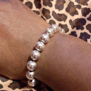 Tiffany and Co. Silver Bead Bracelet